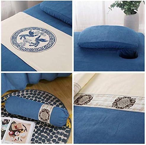 Leversоан масажа за масажа поставува 6 парчиња кревети за масажа со здолништа со столче за столче Подигање со знаме на кревети