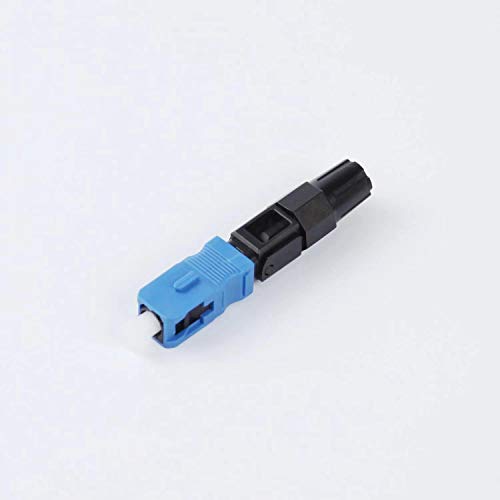 100pcs Leite SC UPC Fiber Optic Брз конектор со соодветни алатки за повторно користење на влакна конектори со единечен режим