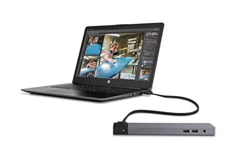 USB-C Докинг Станица Кабел За HP Elitebook 840 G3, X260 1030 G2, Елита X2 1012 G1, Еден сопствен крај, Црна