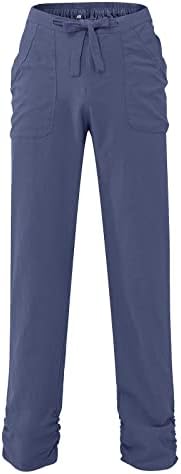 Постелни панталони, постелнина облека за мажи Постелни панталони за мажи современ удобен квалитет мека постелнина боја