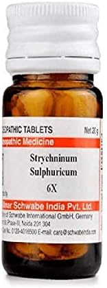 Нвил д -р Вилмар Швабе Индија Strychninum Sulphuricum Trituration Trituration 6x