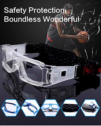 Спортски очила Азбуј, кошаркарски фудбалски фудбалски очила за мажи и жени, заштитни очила за безбедност против магла