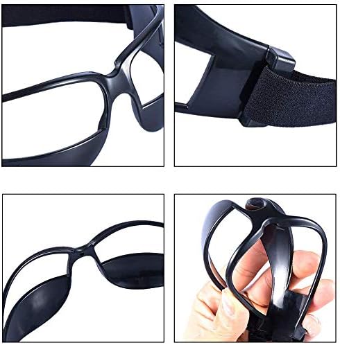 10 компјутери кошаркарски очила за дриблинг за дриблинг, професионална помош за обука за кошарка, прилагодлива еластична лента