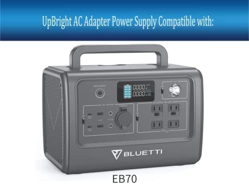 Адаптерот за исправен AC/DC компатибилен со Bluetti EB55 EB55-GY EB55-или Електрична станица Сончев генератор LifePo4 25-28V/10A