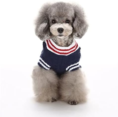 Џемпер на мечето кучиња памук рачно изработена ткаена Божиќна кученца забава за забави во училишна кошула зимска топла