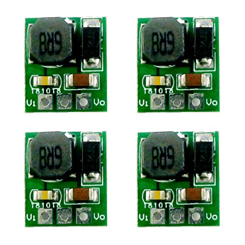 Eletechsup Mini 6W 3V 3.3V 4.2V 4.5V до 5V DC DC засилување на конверторот за зајакнување на 18650 403040 lithiium батерија