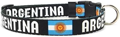 Јака на кучиња | Знаме и име на Аргентина | Одлично за национални празници, специјални настани, фестивали, паради и секој ден
