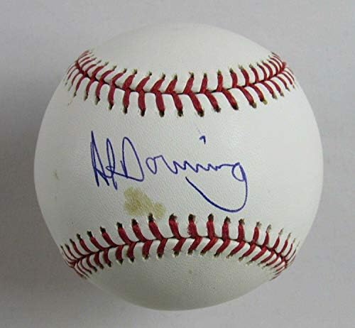 Ал Даунинг потпишал автоматски автограм Бејзбол Б114 II - Автограмирани бејзбол