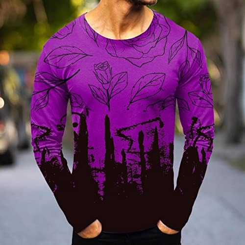 XXBR 2022 есенски маички со долг ракав, улични распрскувани цветни печатени екипаж на вратот на вратот на вратот на вратот на