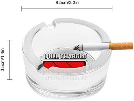 Целосно наполнет е подготвен за забавно стакло од пепелници за цигари ветроупорен ѓубре може да печати фенси фиоки за пепел