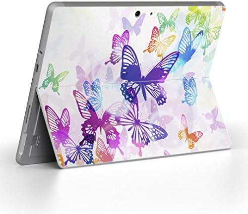Декларална покривка на igsticker за Microsoft Surface Go/Go 2 Ултра тенки заштитнички налепници на телото 008073 Шарена пеперутка
