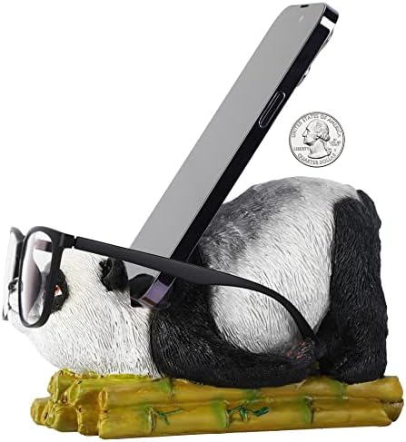 Пријатен панда мултифункционален организатор на работната површина | Штанд на мобилен телефон | Штанд со таблети | Држач за