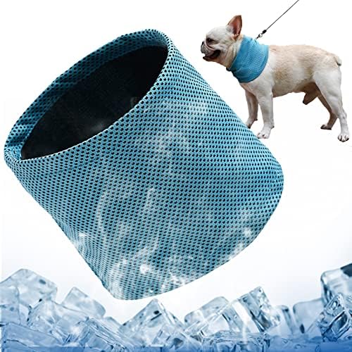 Куче Инстант ладење бандана миленичиња за миленичиња мачка мраз мраз јака за лето топло време разладено