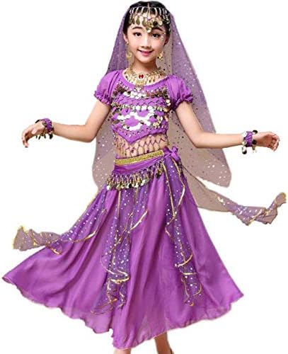 Astage Girl Bely Dance Dance Sequin Индиски танц костум Ноќта на вештерките носат карневалски комплети