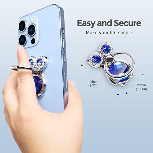 Држач за прстен на мобилниот телефон, држач за прсти, lucrave Телефон Кикстанд, 360 степени за ротација на ротација на прстенот