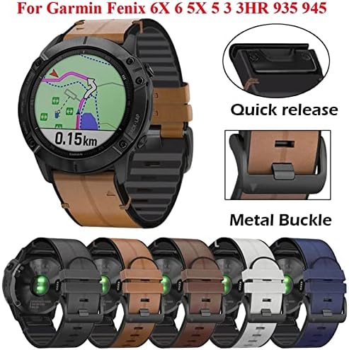 Ремен За Часовници OTGKF Quickfit за Garmin Fenix 7 7X 6X Pro 5X 5 PLUS 3HR 935 945 S60 Силиконски Паметен Часовник Од Вистинска