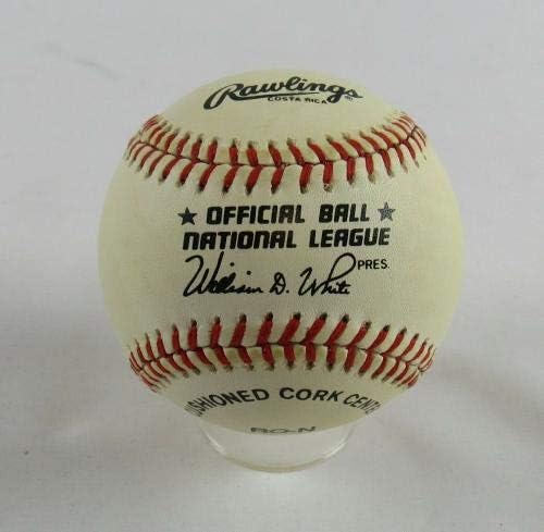 Винс Колман потпиша автоматски автограм бејзбол Б99 - автограмирани бејзбол