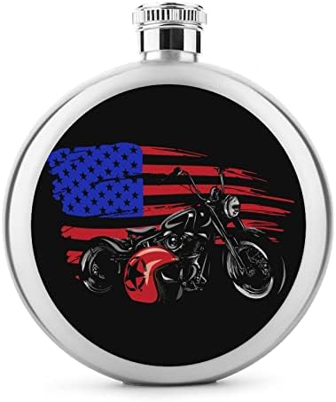 Хеликоптер Мотоцикл Американско Знаме Колби За Колкови За Алкохол Колба За Вино Од Нерѓосувачки Челик Колба За Повеќекратна