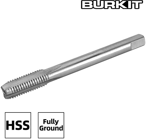 Burkit 2pcs M9 x 0,5 конец Допрете десна рака, HSS M9 x 0,5 директно флитирана машина Допрена