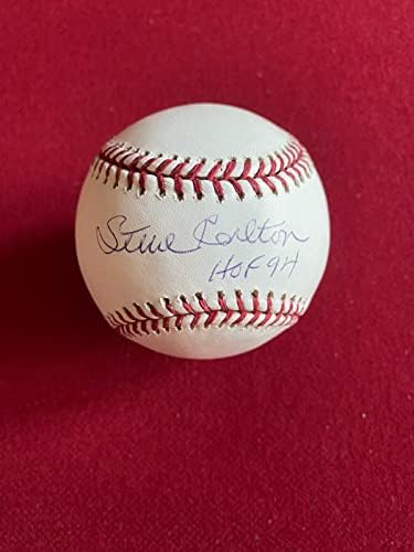 Стив Карлтон, Автограм Официјален Бејзбол со ХОФ ИНС. - Автограмирани Бејзбол Топки
