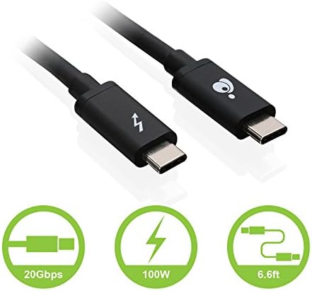 Iogear Thunderbolt 3 USB C 20Gbps кабел, 2 метар
