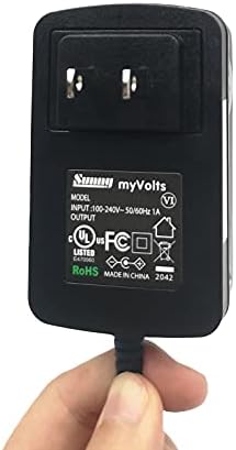 Адаптер за напојување MyVolts 9V компатибилен со/замена за Philips DS3120/05 Докинг звучници - американски приклучок