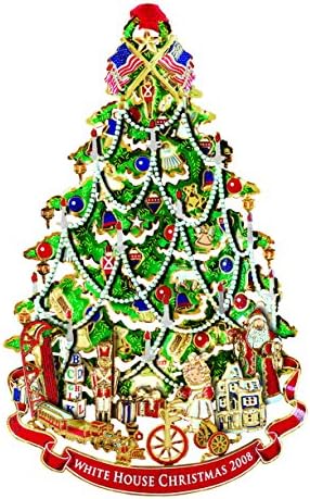Божиќна украс во Белата куќа 2008 година, викторијанска елка