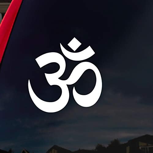 Socooldesign om симбол хинду -автомобилски прозорец винил декларална налепница 4 широка