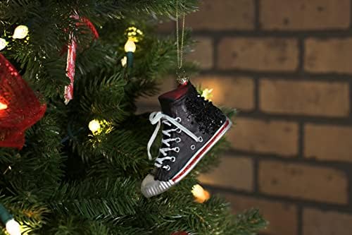 Божиќ на Северна Starвезда | Орнамент со црно високо стакло | Други украси