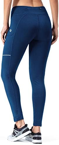 Womenенско руно на Навискин, наредени хеланки Зимски термички топли панталони со џебови одлични за отпорни на вода