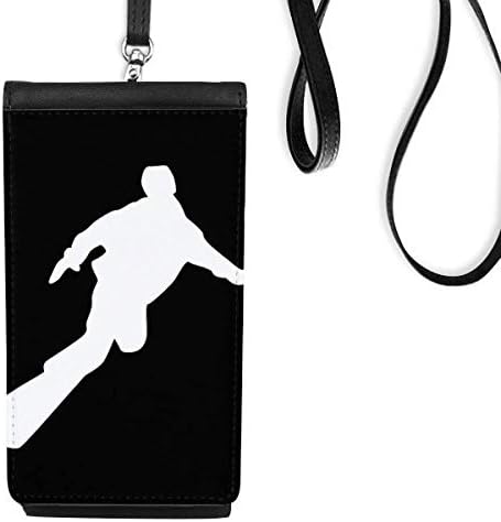 Скејтбординг спорт црн преглед телефонски паричник чанта што виси мобилна торбичка црн џеб