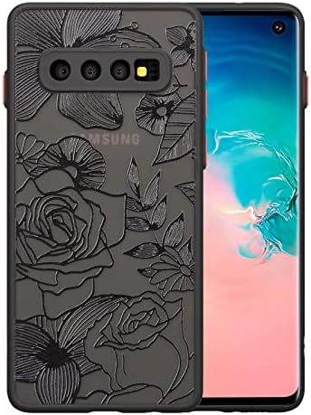 XIZYO Дизајниран За Случајот Samsung Galaxy S10, Дизајн На Цветен Принт Со Розова Шема Тенок Случај За Девојки Жени Tpu Браник