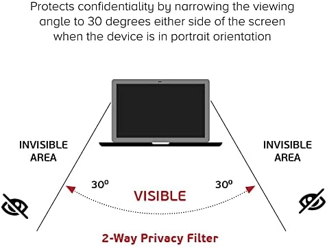 Целосна приватност двонасочен анти-шпионски филтер за заштита на филмот за филтрирање компатибилен со MSI Prestige p75 креатор