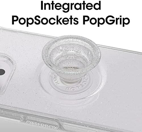 OtterBox iPhone 14 Provitter + Поп Симетрија Серија Јасен Случај - STARDAST POP , интегрирани PopSockets PopGrip, тенок, џеб-пријателски,