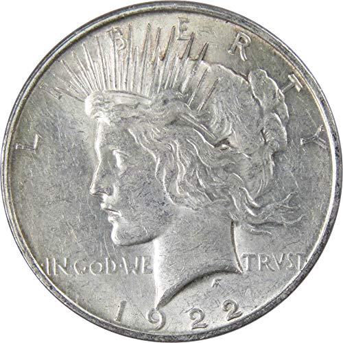 1922 Г Мир ДОЛАР АУ За Нециркулирани 90% сребрена US 1 Сад Монета Колекционерски