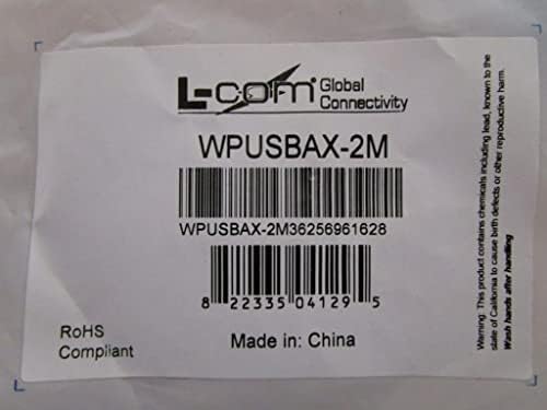 L-com WPU Водоотпорен USB 2.0 Кабел