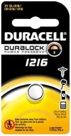 Duracell DL1216 3v Литиум Часовник/Електронски Монета Мобилен Батерија-1pk