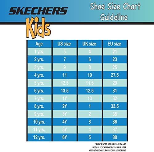 Skechers Girls Twill Sparks-BFF Magic Toddler Sneaker
