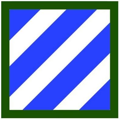 Налепница за лепенка на американската армија 3 -та пешадиска дивизија deicut decal винил направен во САД
