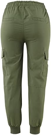 Keusn женски плус големина карго панталони y2k падобран панталони за жени со високи половини џогерни панталони улична облека
