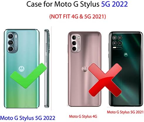 Ftonglogy за Motorola Moto G Stylus 5G 2022 Case: Women Dirls Cute Glitter Luxury Bling Classic Design Soft Hybrid Bumper солиден
